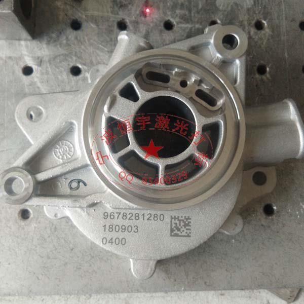 汽車零部件激光二維碼